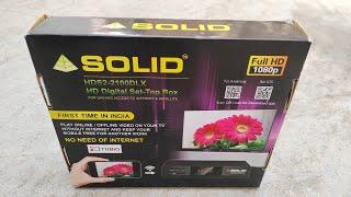 #Short Solid S2-2100DLX DD FREE DISH HD Digital Set Top Box