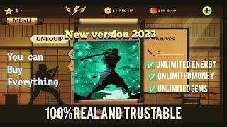 Shadow fight 2 mod apk unlimited energy,coins,gems  all new hack version 2023  100% real