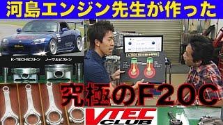 K-TECH河島エンジン先生が作った究極のF20Cエンジン秘密を探る!!【Best MOTORing】2007