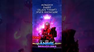 Monarch Saber (Black Tyrant) Stats Showcase | Roblox |Anime Vanguards #roblox #showcase #saberalter