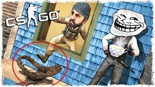 ТРОЛЛИНГ ЛОВУШКОЙ vs МАНЬЯК В CS:GO!!!