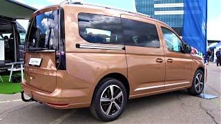 2022 VW Caddy Style Maxi 7-Seater TDI - Interior, Exterior, Walkaround - Camping Expo Sofia