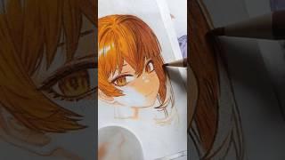 [Drawing️ Yoimiya]~ from#genshinimpact #genshin #yoimiya #art #drawing #anime #shorts