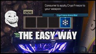 CRYO FREEZE AMMO - Freezer Burn Mission The EASY WAY