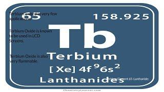 The Unexplored Element Terbium