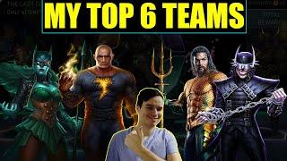 My Current Top 6 Solo Raid Teams Injustice 2 Mobile