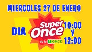 Resultados Super Once Dia del Miércoles 27 de Enero del 2021