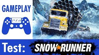 SnowRunner (PS4) Erstes Gameplay des Offroad-Simulators ►Besser als MudRunner?