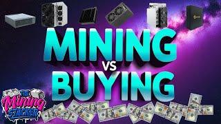 Crypto Mining VS Buying Crypto ASIC Edition. These Dips and Crashes Are Game Changers For Deciding