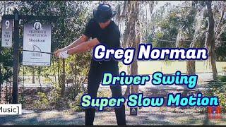 Greg Norman Driver Swing in Super Slow Motion