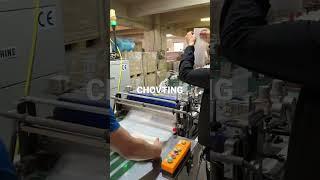 Vacuum food pouch making machine