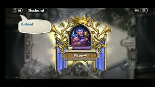 Hearthstone Classic. Friendly Bo5 Match. NoTimeToCry vs Hoskond. Pt.1.