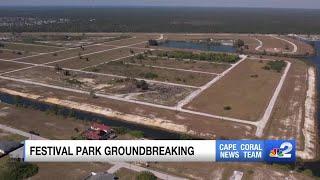 Festival park groundbreaking event in Cape Coral