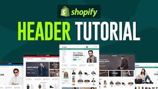 How To Create Custom Header In Shopify (2024) Tutorial For Beginners