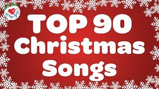 Top 90 Christmas Songs with Lyrics  Merry Christmas 2024