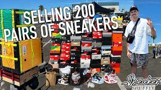 Selling 200 Pairs Of Sneakers At Kobeys Swapmeet