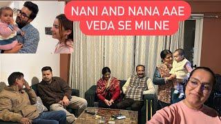 NANI AND NANA AAE VEDA SE MILNE || SASU MOM KE GAJAR KA HALWA HUA FAMOUS || ROHINIDILAIK