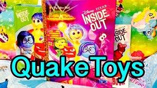 QuakeToys Story Time Disney Pixar Inside Out Movie Book Joy Sadness Anger Disgust Fear Bing Bong!