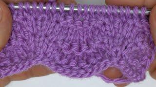 Openwork pattern | A sample from an old Soviet book about knitting