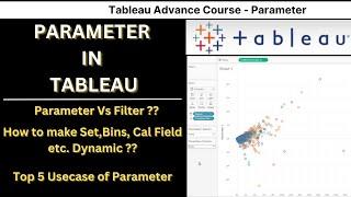 Parameter with Usecase in Tableau - Video - 4 | Tableau Advance Course | AllAboutDATA