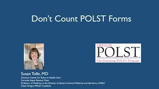 Don't Count POLST Forms