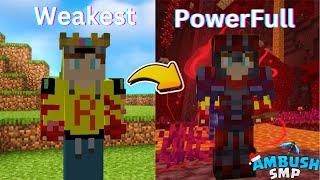 How I Became a Strongest Player In This Minecraft SMP||ft@RockyPie_X_Gaming01 #ambushsmp #minecraft