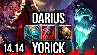 DARIUS vs YORICK (TOP) | 66% winrate, Rank 7 Darius, 6 solo kills | VN Challenger | 14.14