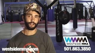 Arkansas MMA - Westside MMA coach Roli Delgado in Little Rock