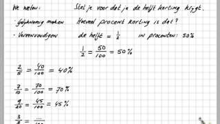 Van breuken naar procenten