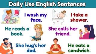 Daily Use English Sentences | English Practice for Kids | Learn Simple Sentences #learnenglish