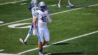 Aiden Johnson (MLB/OLB/TE) Freshman/Sophomore Highlights~Woodstock High School Blue Streaks Football