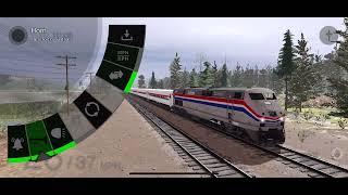 Trainz 3 Mobile: Amtrak Horizon Train In Summer Lake Valley To Chicago, IL (Looney Tang Shout Out)