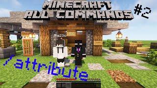 /attribute richtig verwenden! Command Tutorial! | Minecraft All Commands -02-