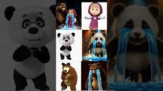 Masha Bear And Panda In Real Life #shorts #shortsfeed #masha #bear #panda #trending #shortvideo