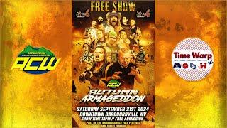 ACW Live 18:  Autumn Armageddon featuring ECW LEGENDS, INTERGENDER WRESTLING and more!