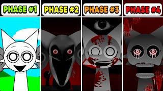 Phase 1 VS Phase 2 VS Phase 3 Vs Phase 4 in Incredibox Sprunki!