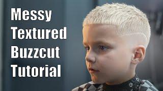 MESSY TEXTURED BUZZ CUT TUTORIAL