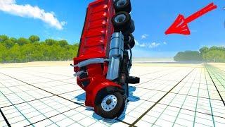 АДСКИЕ СПУСКИ - ГРУЗОВИК ВСМЯТКУ BEAMNG DRIVE