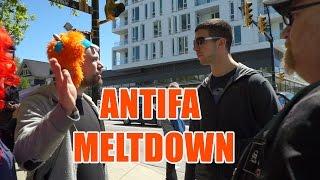 Squatting Slav TV:  Antifa Snowflake Meltdown