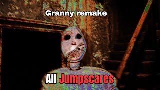 Granny Remake | All jumpscares from V3.0.1 to V3.4.3 [loud noises and flashing lights]