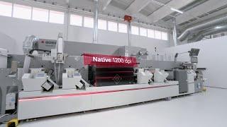 Video industriale Master DM5 macchina stampa digitale e flexo etichette - video industriali macchine