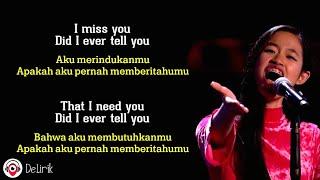 Goodbye - Claudia Emmanuela Santoso  [The Voice of Germany Winner] (Lyrics video dan terjemahan)