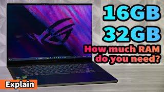 How much RAM should you get in 2024! | 16GB VS 32GB RAM