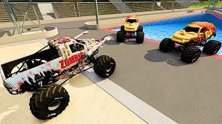  Zombie Apocalypse at Yeti Monster Jam | Intense Chase and Escape