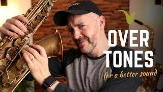 How to Play OVERTONES on Saxophone for a better SOUND