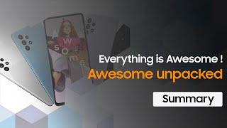 Galaxy Awesome Unpacked Event 2021 in 4 Minutes | Samsung Virtual Event Highlights