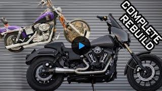 Rebuilding A Totaled Harley From Start To Finish // INSANE TRANSFORMATION