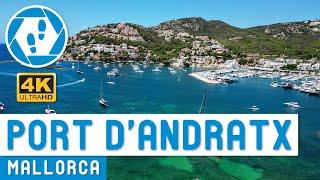 Beautiful Port d'Andratx - Mallorca Baleares - 4K - Drone Flight - AIX WALKER 2023