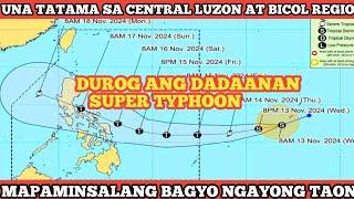 SUPER TYPHOON "PepitoPH" PARATING NA|MAGLANDFALL SA BL at CL️|FORECAST TODAY NOV. 13, 2024pm