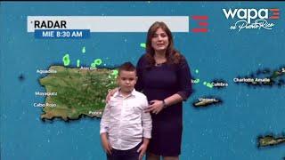 Pequeño "meteorólogo" ayuda a Ada Monzón en su segmento | WapaTV